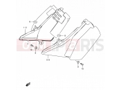 SUZUKI TS125ER Z (1982) 44A - FRAME COVER (MODEL N/R P09)