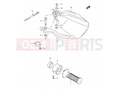 SUZUKI TS125ER Z (1982) 48A - RIGHT HANDLE LEVER (MODEL R P09)