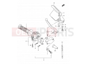 SUZUKI TS125ER L (1990) 49A - LEFT HANDLE LEVER (MODEL R P09)