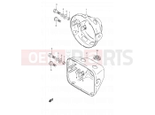 SUZUKI TS125ER R (1994) 45 - HEADLAMP HOUSING