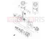 SUZUKI TS125ERC N (1992) 4 - CRANKSHAFT