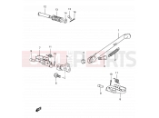SUZUKI TS125ERC R (1994) 36 - STAND - FOOTREST