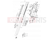 SUZUKI TS125ERC R (1994) 56 - FRONT FORK (MODEL Z/L E09,MODEL Z E95)
