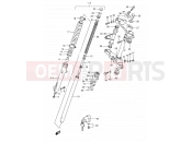 SUZUKI TS125ERC R (1994) 56A - FRONT FORK (MODEL L/N P09)