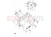 SUZUKI TS125X / TS125XU E (1984) 3 - CRANKCASE COVER