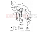 10 - RADIATOR - Suzuki TS125X / TS125XU G (1986)