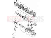 13 - TRANSMISSION - Suzuki TS125X / TS125XU G (1986)