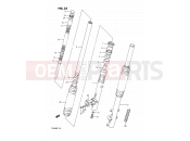 SUZUKI TS200R P (1993) (E04,E24) 35 - FRONT DAMPER (E24)