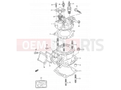 1 - CYLINDER - Suzuki TS200R N (1992) (E03,E28,E33)