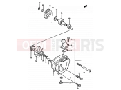 SUZUKI TS250X E (1984) 12 - WATER PUMP