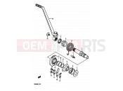 SUZUKI TS250X E (1984) 18 - KICK STARTER