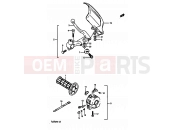 SUZUKI TS250X E (1984) 51 - LEFT HANDLE SWITCH (MODEL G E01,E02,E04,E21,E24)