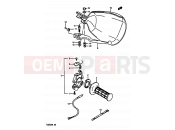 SUZUKI TS250X H (1987) 49B - RIGHT HANDLE SWITCH (MODEL K E21,E24)