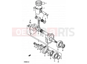 6 - CRANKSHAFT - Suzuki TS250X J (1988)