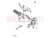50 - LEFT HANDLE SWITCH (MODEL E,MODEL G E17,E18,E22) - Suzuki TS250X J (1988)