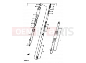 41 - FRONT FORK (MODEL G/H/J) - Suzuki TS250X J (1988)