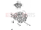 SUZUKI TS250X K (1989) 4 - CRANKCASE (MODEL G/H/J/K/)