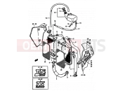 SUZUKI TS250X K (1989) 14A - RADIATOR (MODEL J/K)