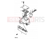 SUZUKI TS250X K (1989) 57 - FRONT MASTER CYLINDER (MODEL G/H/J/K)
