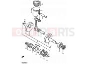 4 - PISTON - CRANKSHAFT - Suzuki TS50ERK X (1999)