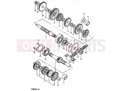 10 - TRANSMISSION - Suzuki TS50ERK X (1999)