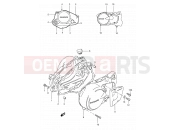 3 - CRANKCASE COVER - Suzuki TS50XK E (1984)