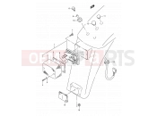 20B - REAR COMBINATION LAMP (E04) - Suzuki TS50XK E (1984)