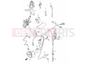 21A - WIRING HARNESS (E04,E15) - Suzuki TS50XK E (1984)