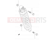 40 - REAR SHOCK ABSORBER - Suzuki TS50XK E (1984)