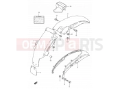 SUZUKI TS50W E (1984) 39 - REAR FENDER