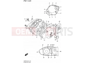 SUZUKI TU250X L6 (2016) (E24) 112A - CRANKCASE COVER