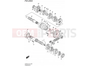 SUZUKI TU250X L6 (2016) (E24) 206A - TRANSMISSION
