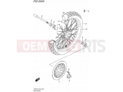 SUZUKI TU250X L6 (2016) (E24) 530A - FRONT WHEEL