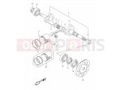 SUZUKI UX50W X (1999) Zillion 4 - CRANKSHAFT