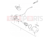 SUZUKI UX50W X (1999) Zillion 14 - STARTING MOTOR