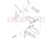 SUZUKI UX50W X (1999) Zillion 34 - HANDLE GRIP
