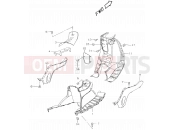 SUZUKI UX50W Y (2000) Zillion 30 - REAR LEG SHIELD