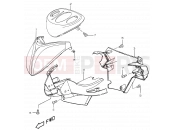 SUZUKI UX50W Y (2000) Zillion 33 - HANDLE COVER