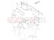 SUZUKI UX50W Y (2000) Zillion 35 - REAR FENDER
