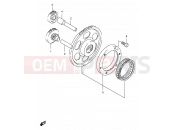 SUZUKI VS1400GLP Y (2000) Intruder (E02) 7 - STARTER CLUTCH