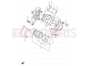 SUZUKI VS1400GLP Y (2000) Intruder (E02) 55 - REAR CALIPER