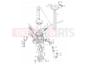 SUZUKI VS1400GLP K2 (2002) Intruder (E17,E22,E34) 12 - CARBURETOR (REAR)
