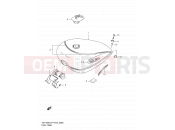 SUZUKI VS1400GLP K2 (2002) Intruder (E17,E22,E34) 38E - FUEL TANK (MODEL K2)
