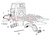 ape Classic 400 2014-től WHEEL HUOSING - MUDGUARD