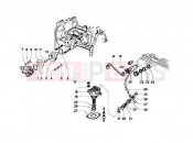 ape MP 601 Classic 2006-2013 THROTTLE BODY - INJECTOR - UNION PIPE